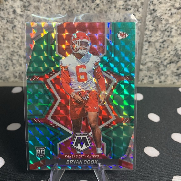 3 Chiefs Cards Mecole Hardman Bryan Cook Rookie Demarcus Robinson KC Chiefs MVP - Picture 7 of 10